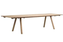 Rowico Clapperton ruokapöytä 220x95cm, vaalea tammi