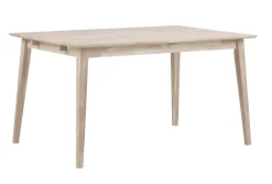 Rowico Filippa ruokapöytä 140cm, valkopesty tammi