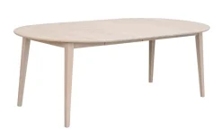 Rowico Filippa Ruokapöytä valkopesty tammi, pyöreä Ø120cm