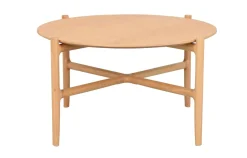 Rowico Holton 87 cm pyöreä sohvapöytä, tammi