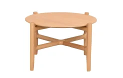 Rowico Holton 55 cm pyöreä sohvapöytä, tammi