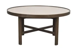 Rowico Marsden sohvapöytä 90cm, beige / ruskea tammi