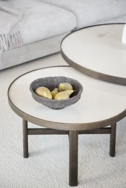 Rowico Marsden sohvapöytä 60cm, beige/ruskea tammi