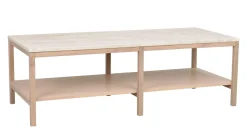 Rowico Orwel sohvapöytä, beige/valkopesty