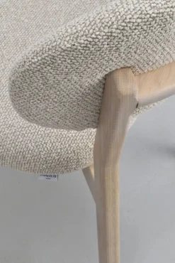 Rowico Patterson tuoli, valkovahattu tammi/beige