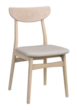 Rowico Rodham tuoli, valkopesty tammi/harmaa beige