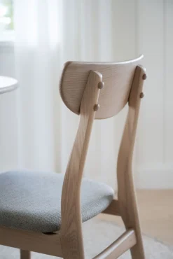 Rowico Rodham tuoli, valkopesty tammi/harmaa beige