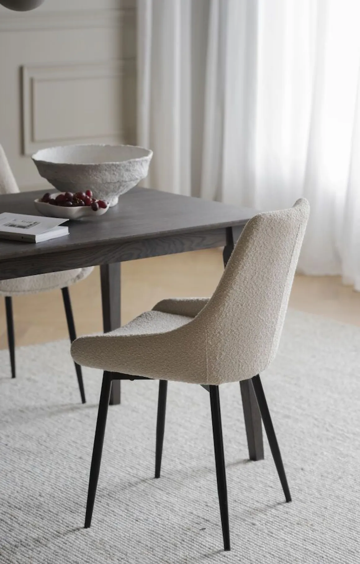 Rowico Sierra tuoli, Beige bouclé