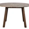 Rowico Taransay ruokapöytä Ø125cm, ruskea