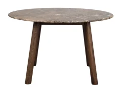 Rowico Taransay ruokapöytä Ø125cm, ruskea