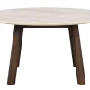 Rowico Taransay sohvapöytä Ø90cm, beige/ruskea