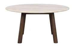Rowico Taransay sohvapöytä Ø90cm, beige/ruskea