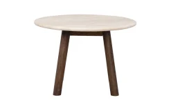 Rowico Taransay sohvapöytä Ø60cm, beige/ruskea