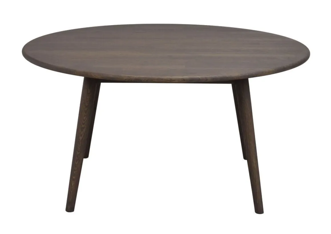 Rowico Tompkins pyöreä sohvapöytä 90cm, ruskea tammi