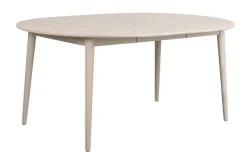 Rowico Tyler ruokapöytä pyöreä 120/165cm, valkopesty tammi