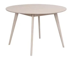 Rowico Yumi ruokapöytä 115cm, valkopesty tammi