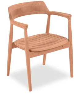 Samosir pöytä + 4 Timor tuolia, tiikkiä