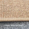 Sisal matto Boucle, kaakao, mittojen mukaan