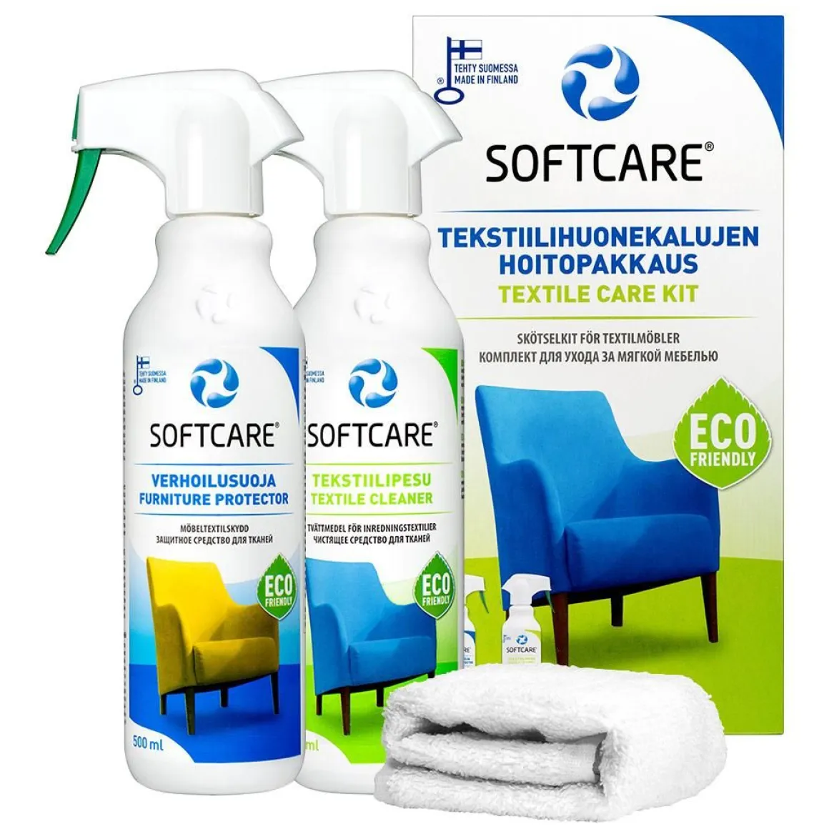 Softcare Tekstiilien hoitopakkaus