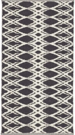 Svanefors Staffan 70x240 cm, musta-valkoinen