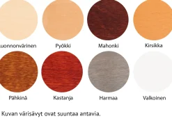 Talvitie Susanna sisustusarkku, eri värivaihtoehtoja