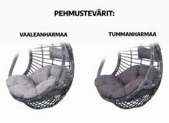 Tiger riipputuoli + teline, luonnonväri