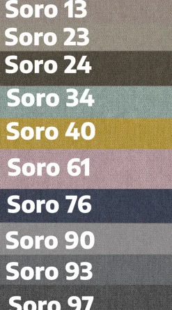 Toledo 2-istuttava sohva, eri värejä