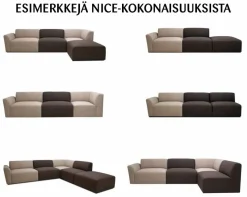 Tropez moduulisohvan istuin, eri värejä