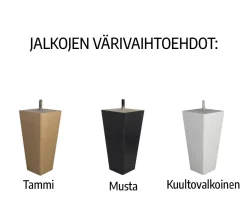 Unico Bistro 3+1+1 sohvakalusto, eri värejä