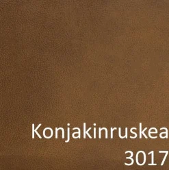 Unico Flamingo 3-istuttava nahkasohva, konjakki