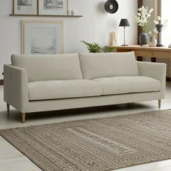 Unico Kelo 3-istuttava sohva 232cm, vaalea