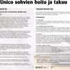 Unico Sofia 3-istuttava nahkasohva, eri värejä