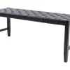 Valio penkki 120 cm satulavyöllä musta
