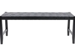 Valio penkki 120 cm satulavyöllä musta