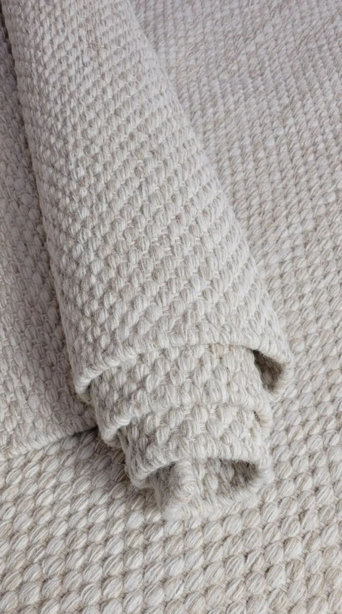 Victoria käytävämatto, beige, villaa