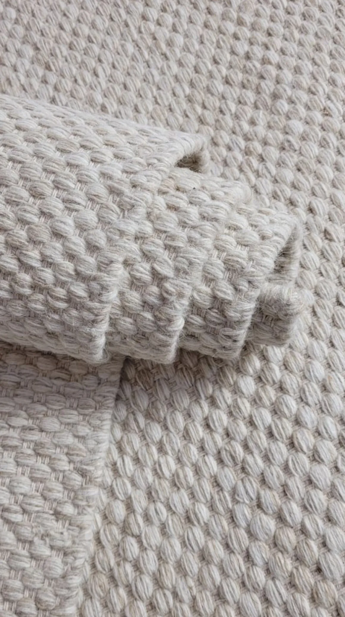 Victoria käytävämatto, beige, villaa