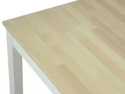 Vilja ruokapöytä 130x80, koivu-valkoinen