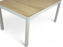 Vilja ruokapöytä 170x90, koivu-valkoinen