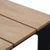 West terassipöytä 100x208cm harmaa / puunväri